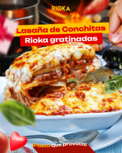 Lasaña de conchitas