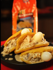 arepa de pollo