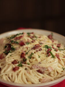 Pasta con tocineta