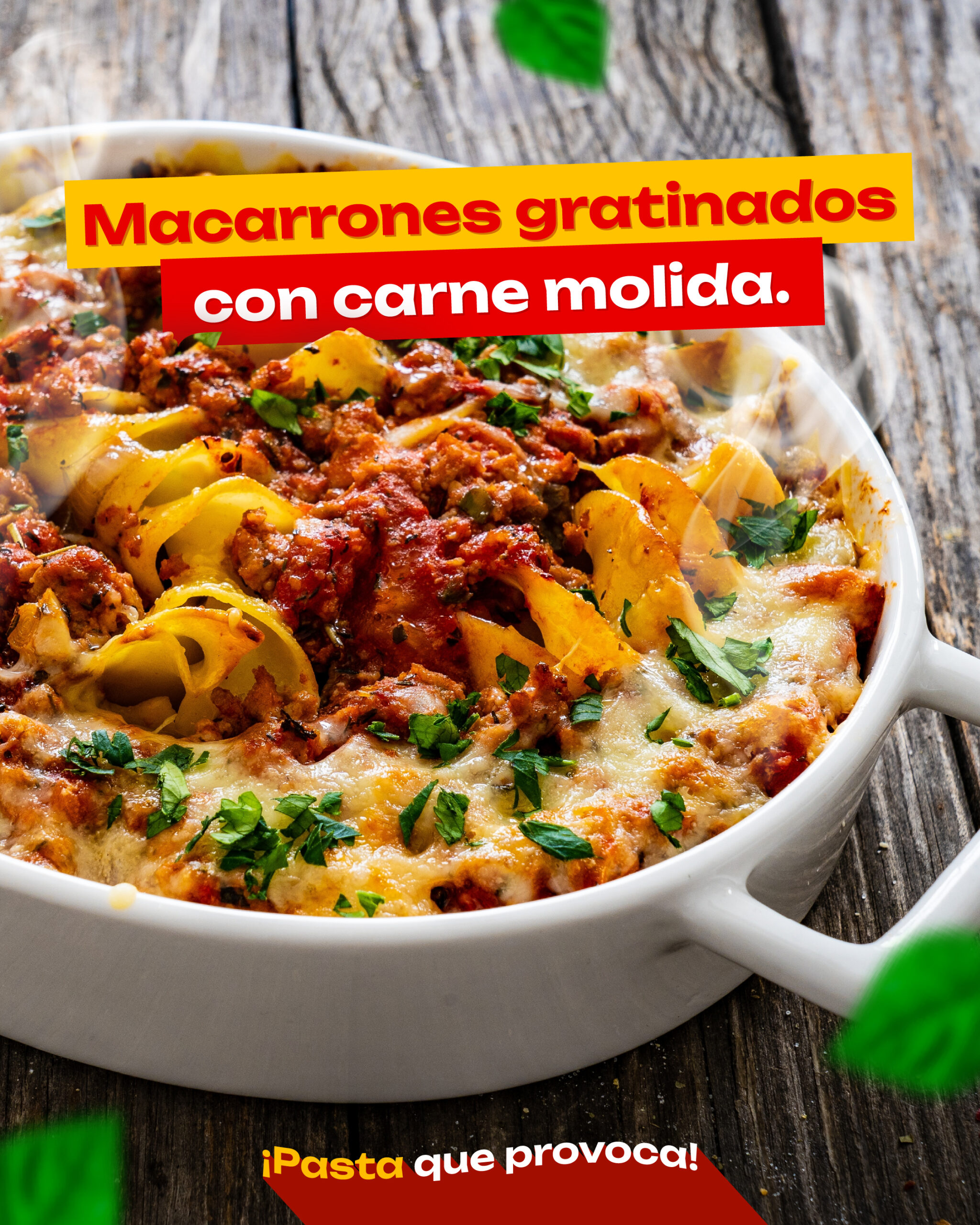 macarrones carne